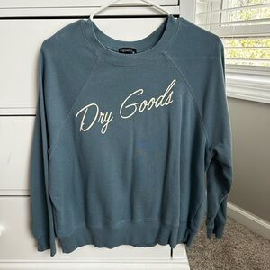 Blue Dry Goods Sweatshirt